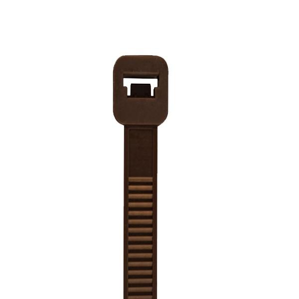 Cable tie brown 4.8 x 370mm Pack with 100 pcs.