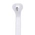 Cable tie w/steel lock white 4.8 x 360mm