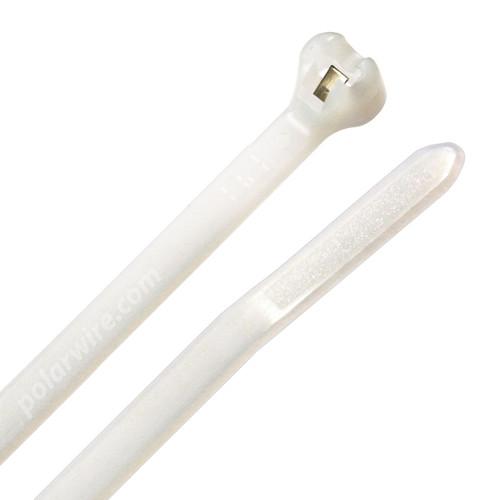 Cable tie w / steel lock white 2.4 x 200mm