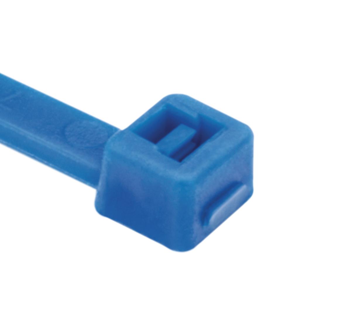 Cable tie in TEFZEL blue 3.5x150mm pk. of 100 pcs