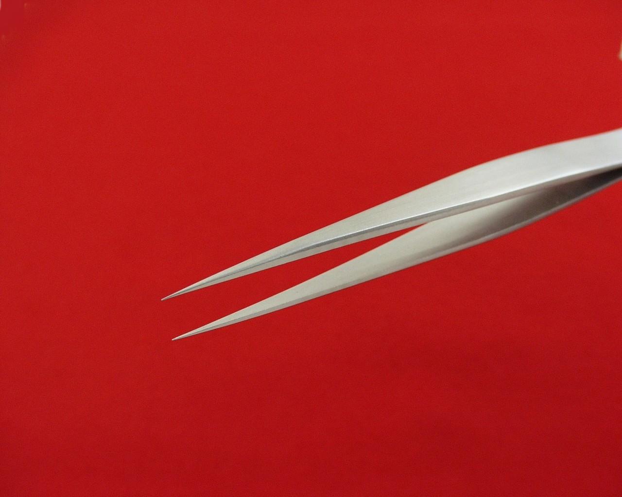 Tweezers fine short tip 110mm