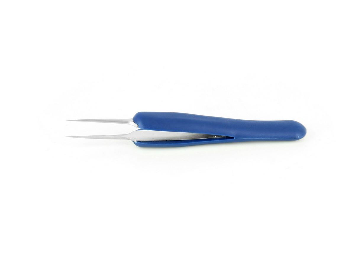 Tweezers ESD ERGO handle 110mm fine slim tip