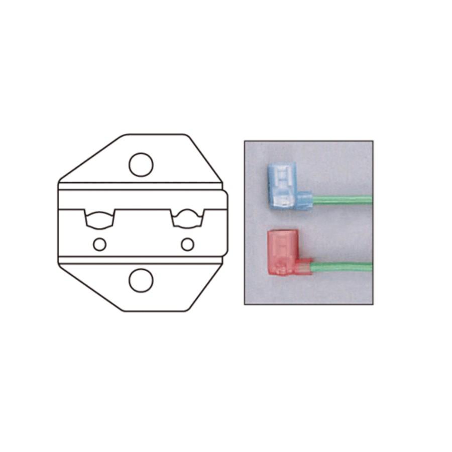 Press die for angle flat plug with insulation 0.5-2.5 mm² t / K10C