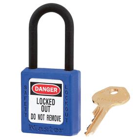 Padlock Zenex Composite key different blue