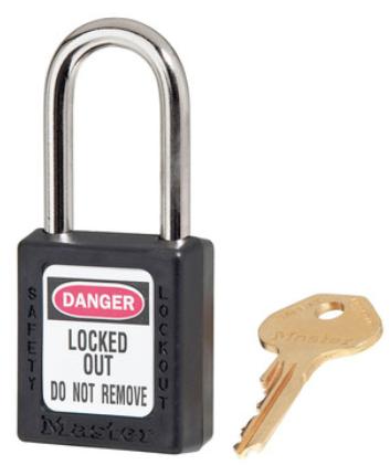 Master padlock Black Hanger CIR6mm - 38x38mm