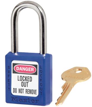 Master padlock Blue Hoop CIR6mm - 38x38mm