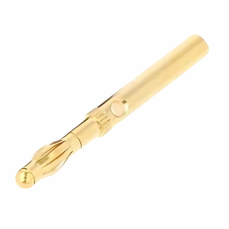 LS-LM-4A 4 mm Multilam plug goldplated with screw