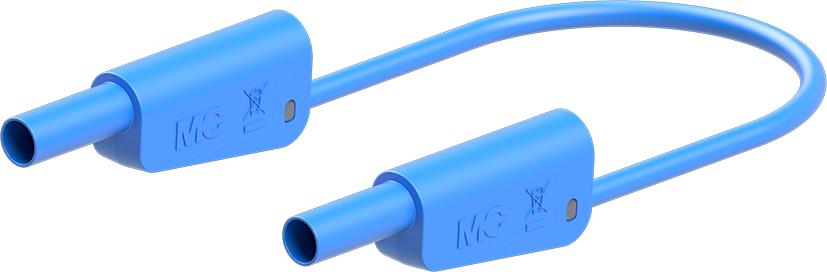 SLK-4N-F10 4 mm safety test lead 100 cm Blue