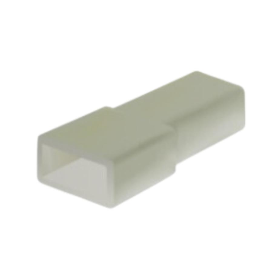 ISO cap for flat plug 4.8mm clear