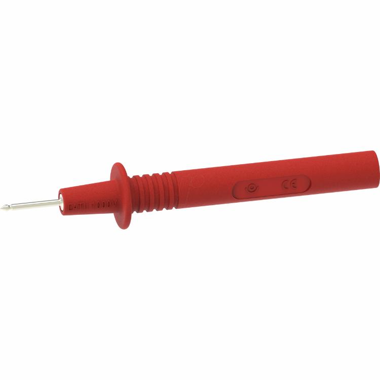 Probe 2mm PP-115/2 red 1000V - CAT II - 10A