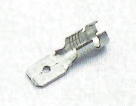 Flat plug male 6.3x0.8-6mm²