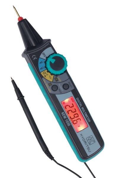 Kyoritsu 1030 pen multimeter with built-in flashlight