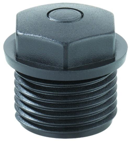 KU-PA sealing plug KVST- PG16 (GL 10,5mm), black 3S24