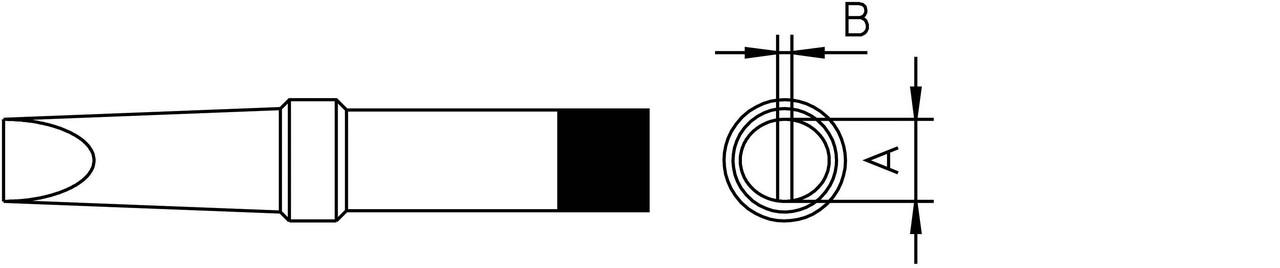 Soldering tip 425 ° C 1.6mm screwdriver 