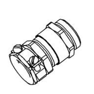 Cable gland MS w / relief. PG13.5 ø5.5-13mm