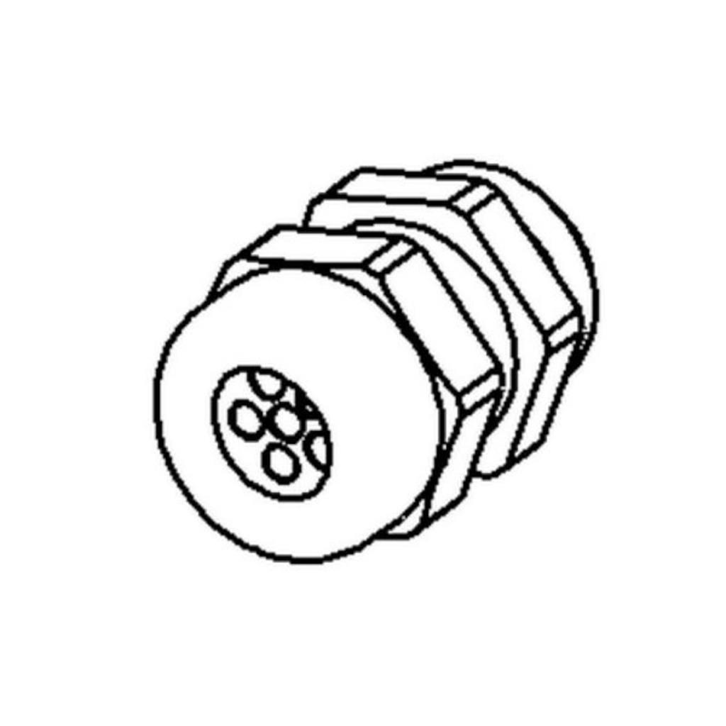 SIB Z6722501 cable gland Grey Polyamide