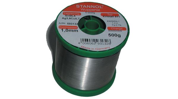 Tin coil 0.3mm Crystal 511 250g REM1 2.7%