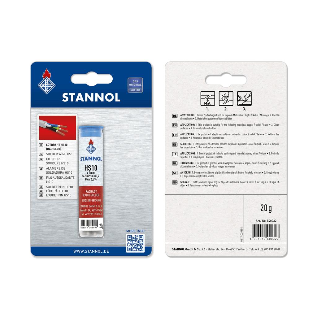 Stannol HS10 Solder wire 1 pc(s)
