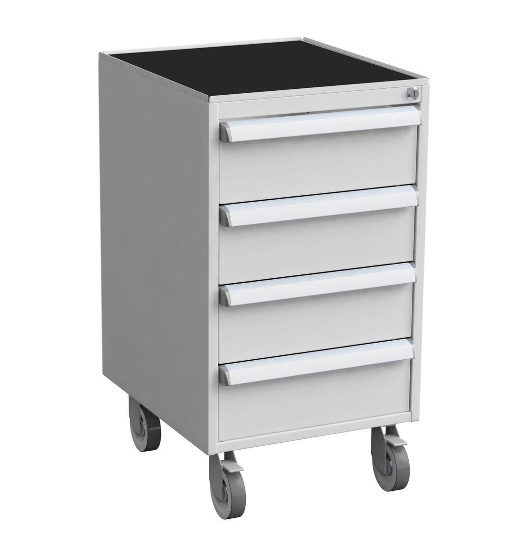 Drawer unit 45/66-4, castors