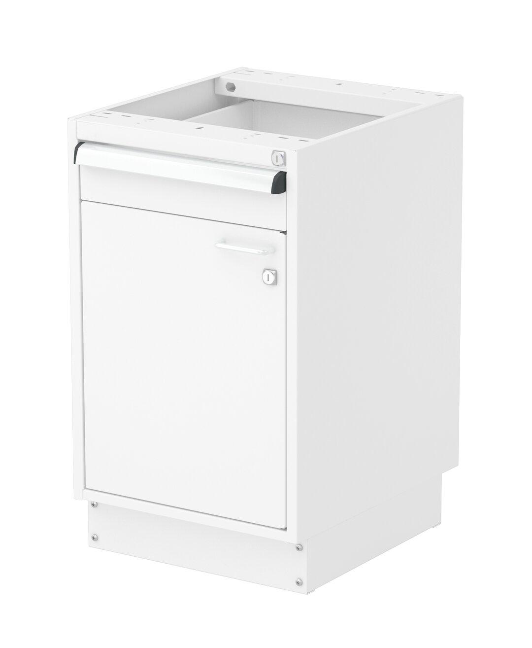 Drawer cabiner 45/66, door left with lock, plinth