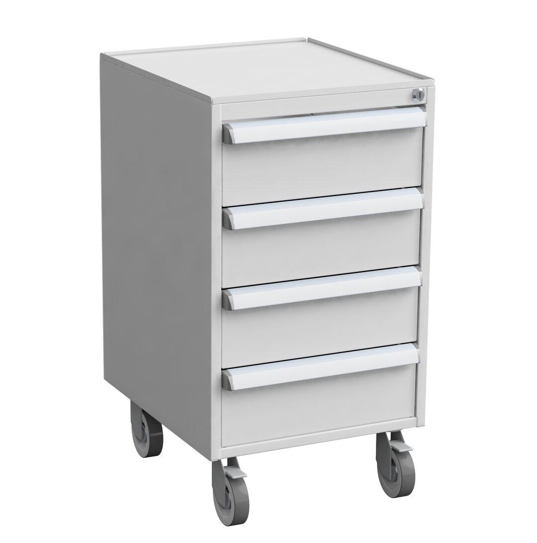 Drawer unit 45/66-4, castors