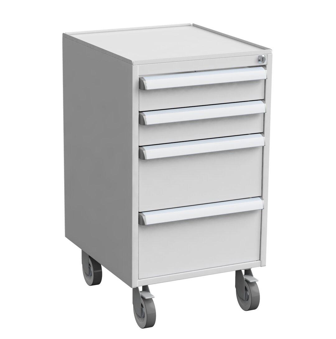 Drawer unit 45/66-6, castors