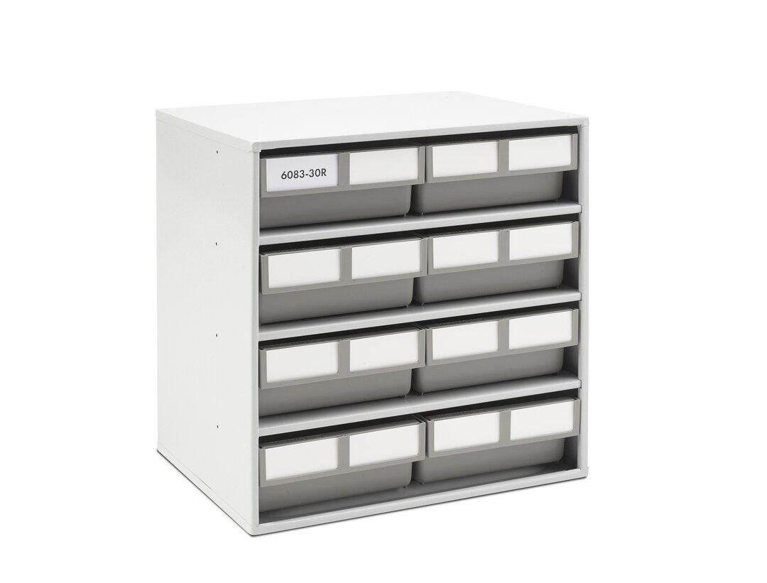 Kennoset storage bin cabinet 400x300x395, grey