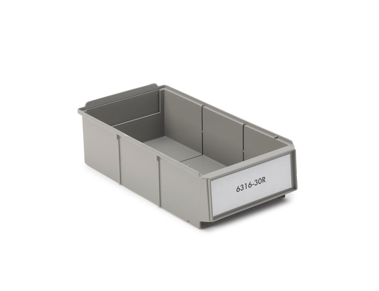 Kennoset shelf bin 160x300x85 stackable, grey