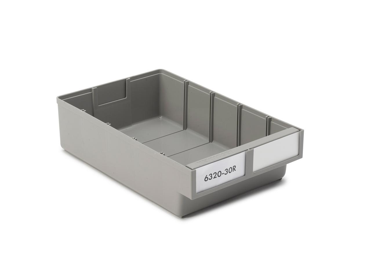 Kennoset shelf bin 186x300x80 Grey