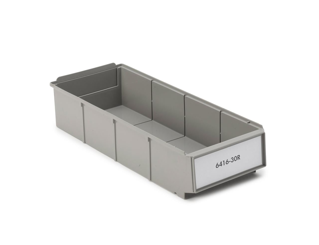 Kennoset shelf bin 160x400x85 stackable, grey