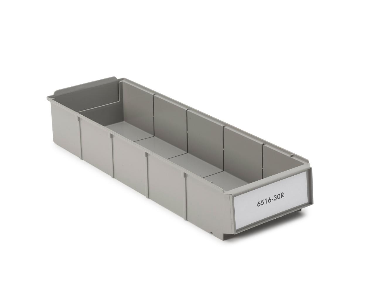 Kennoset shelf bin 160x500x85 stackable, grey