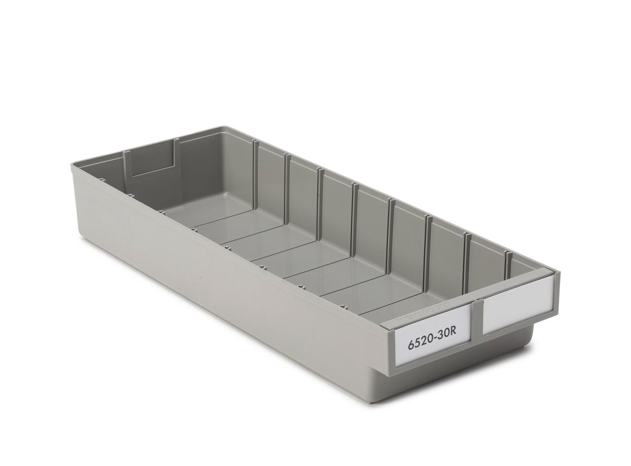 Kennoset shelf bin 186x500x80, grey