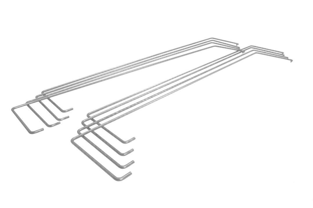 Retaining bars for high density storage cabinets (8pcs)