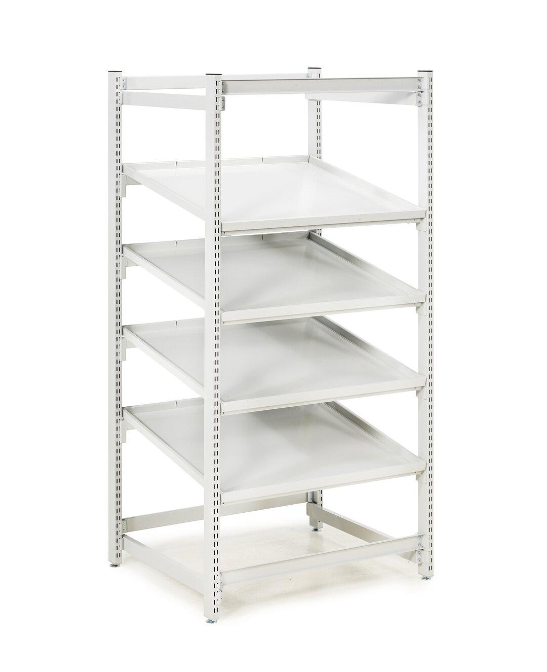 Treston FiFo Flow Rack M900, steel shelves 4 pcs