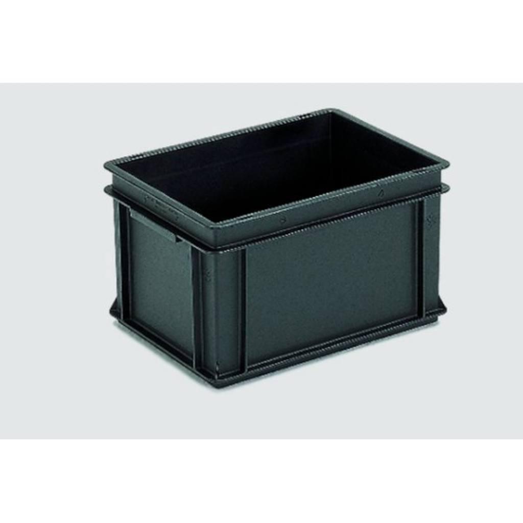 Stacking container RAKO ESD 600x400x323 mm Storage box Black Rectangular Polypropylene (PP)