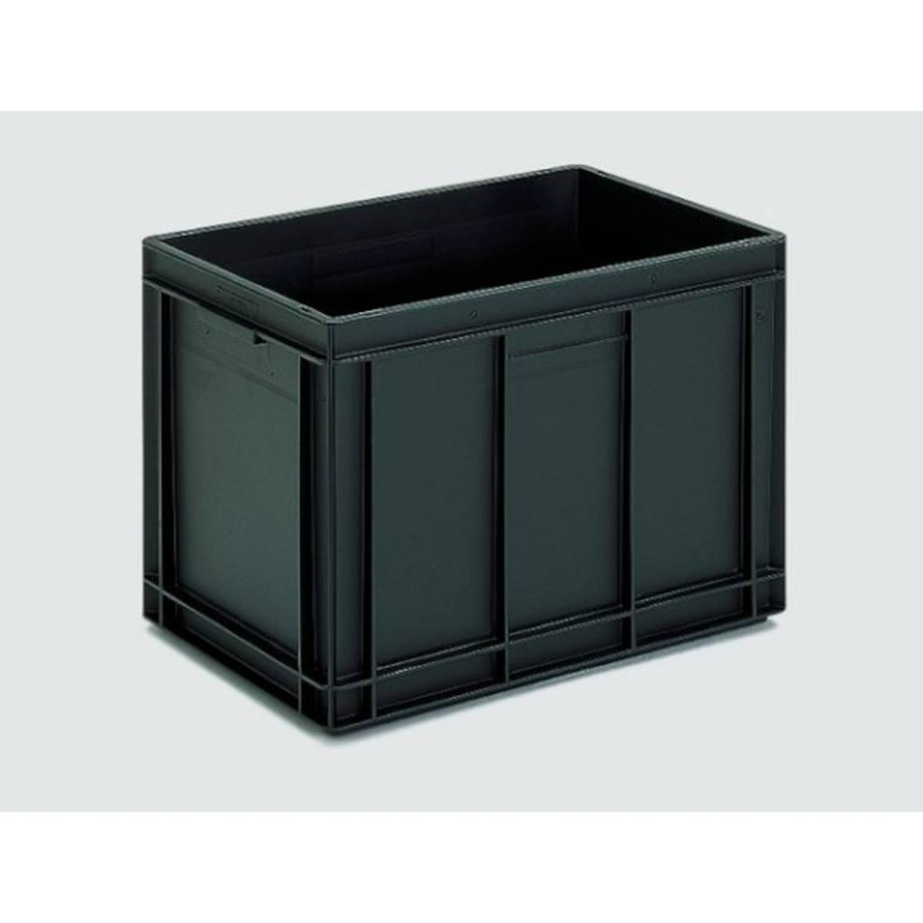 Stacking container RAKO ESD 600x400x426 mm Storage box Black Rectangular Polypropylene (PP)