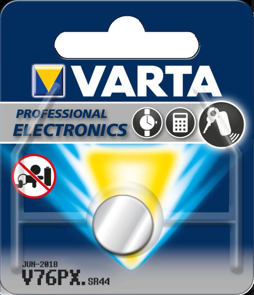 Varta 1x 1.55V V 76 PX Single-use battery SR44 Silver-Oxide (S)