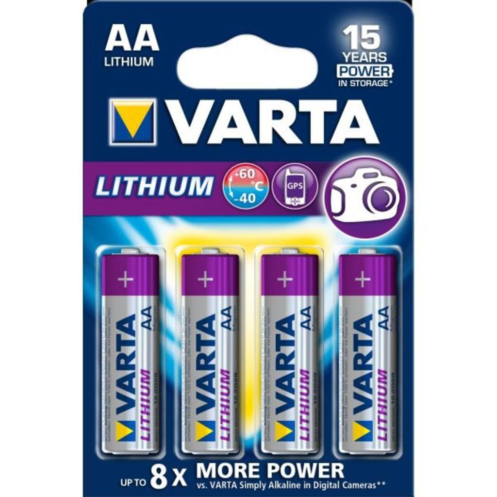 Varta 4x AA Lithium Single-use battery