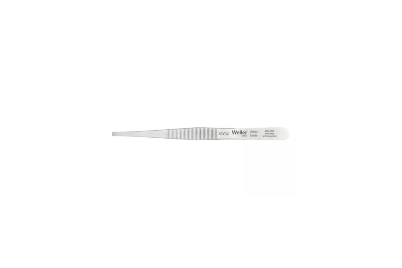 Miniature stripping tweezers, dia. 0.2 mm / .007 Inch (AWG 32).