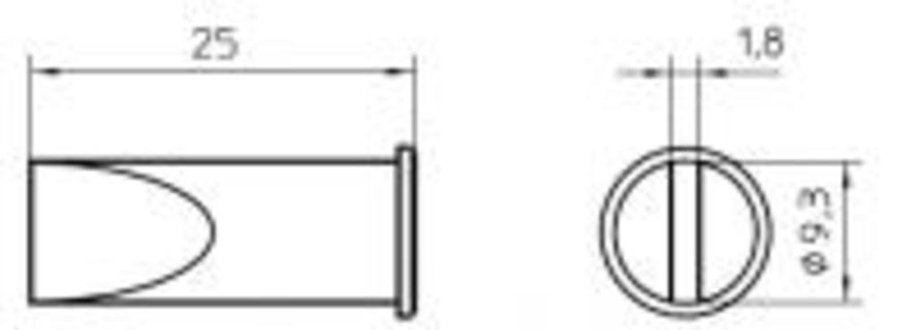 Soldering Tip Chisel 9,3 x 1,8 mm