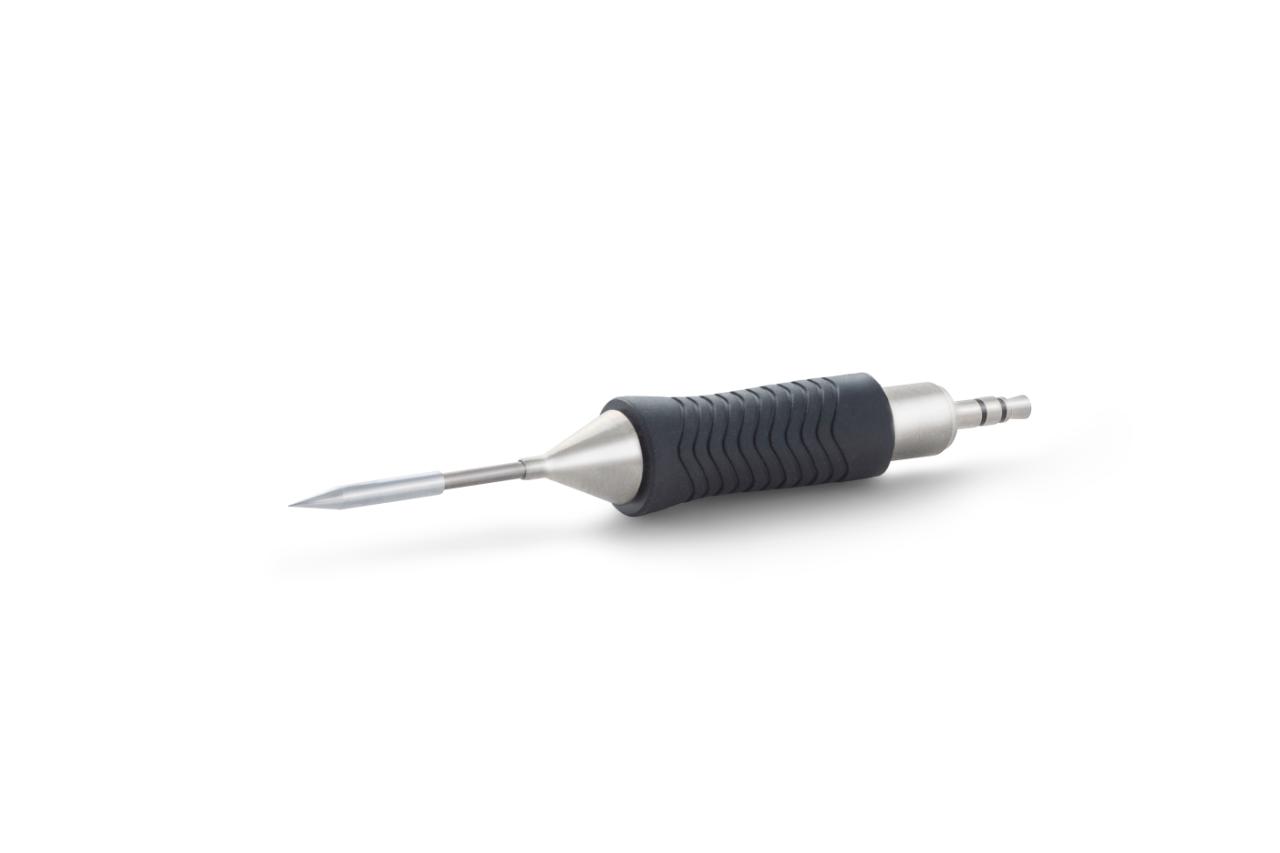 RT Micro Soldering tip conical chromed Ø 0,1 mm, chromenot wettable for 0201 / 0204 components