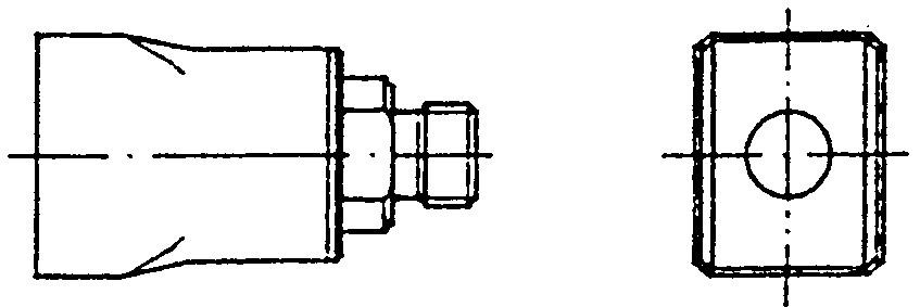 D06 Hot Air Nozzle, Two Sides Heated