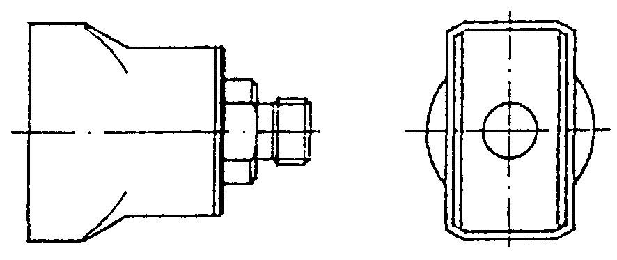 D10 Hot Air Nozzle, Two Sides Heated