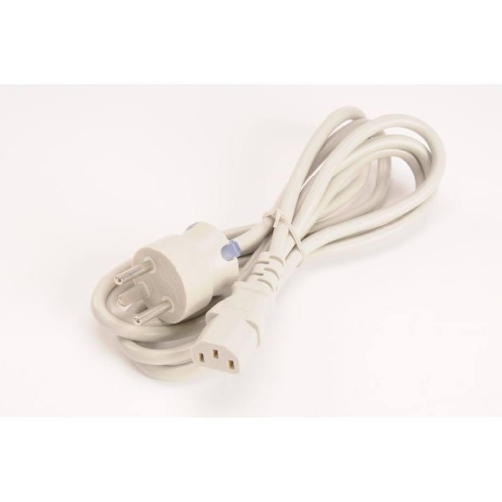 Mains cable 2m 220V w / earth