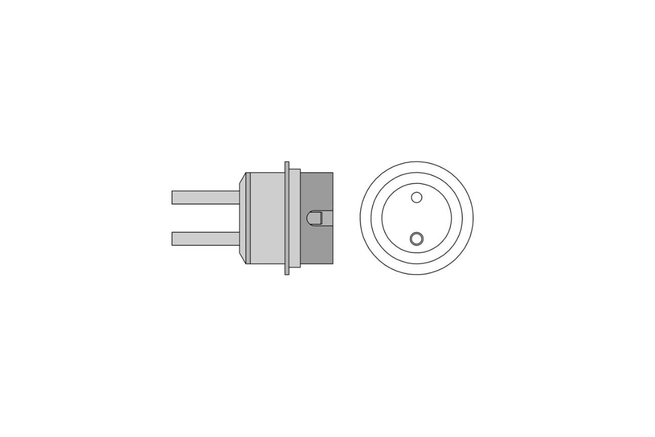 Hot Air Dual Nozzle Round 2 x Ø 2,5 mm, without Vacuum for HAP 3000 (WHA 3000P / V), HAP 2 (WHA 2000) and HAP 3 (WHA 700, WHA 300)