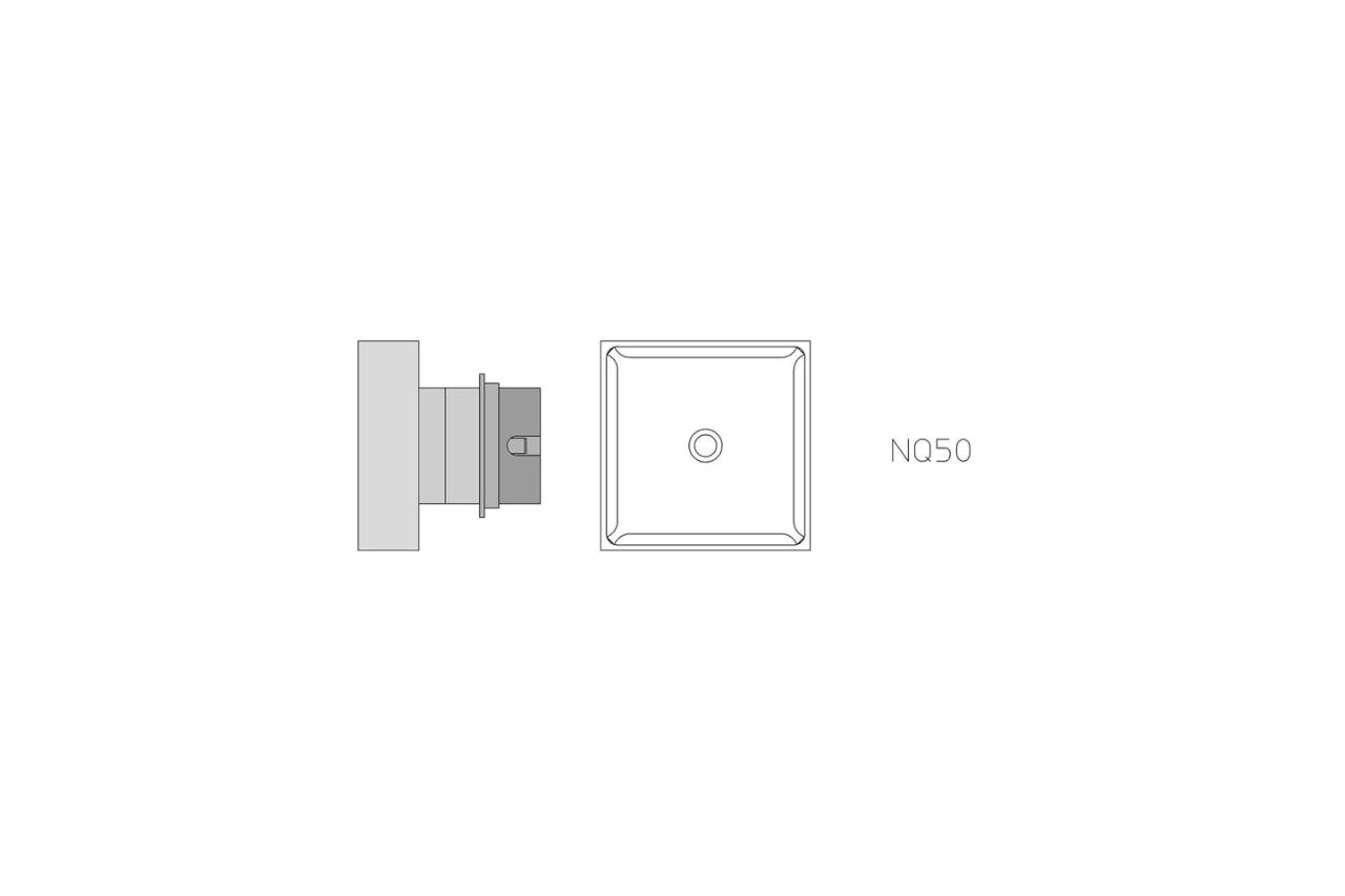 NQ 50 Hot air nozzle 36 x 36 mm, four sides heated (Type NQ)