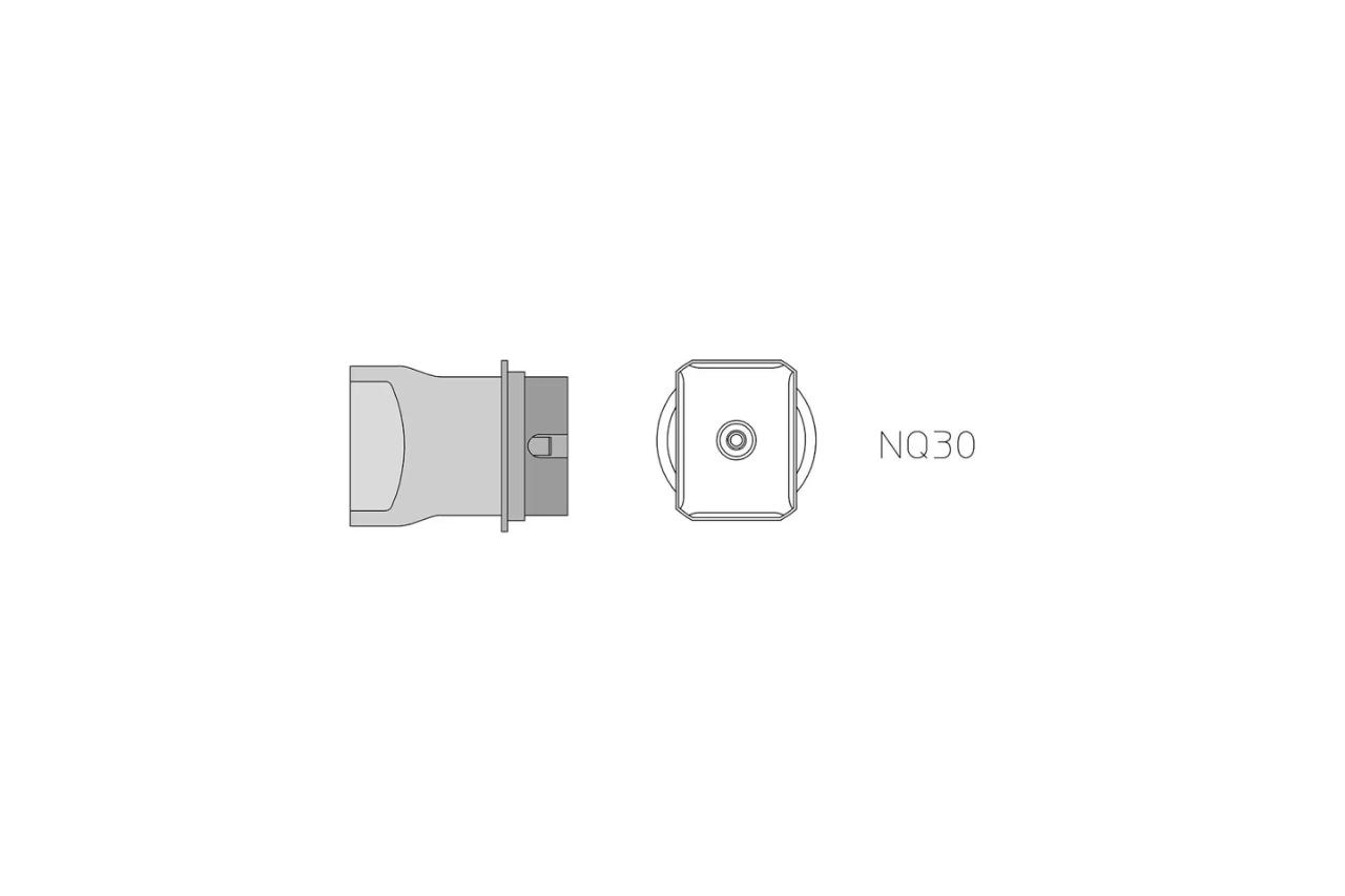 NQ 30 Hot-air nozzle  17,5 x 23,5 mm, four sides heated (Type NQ)