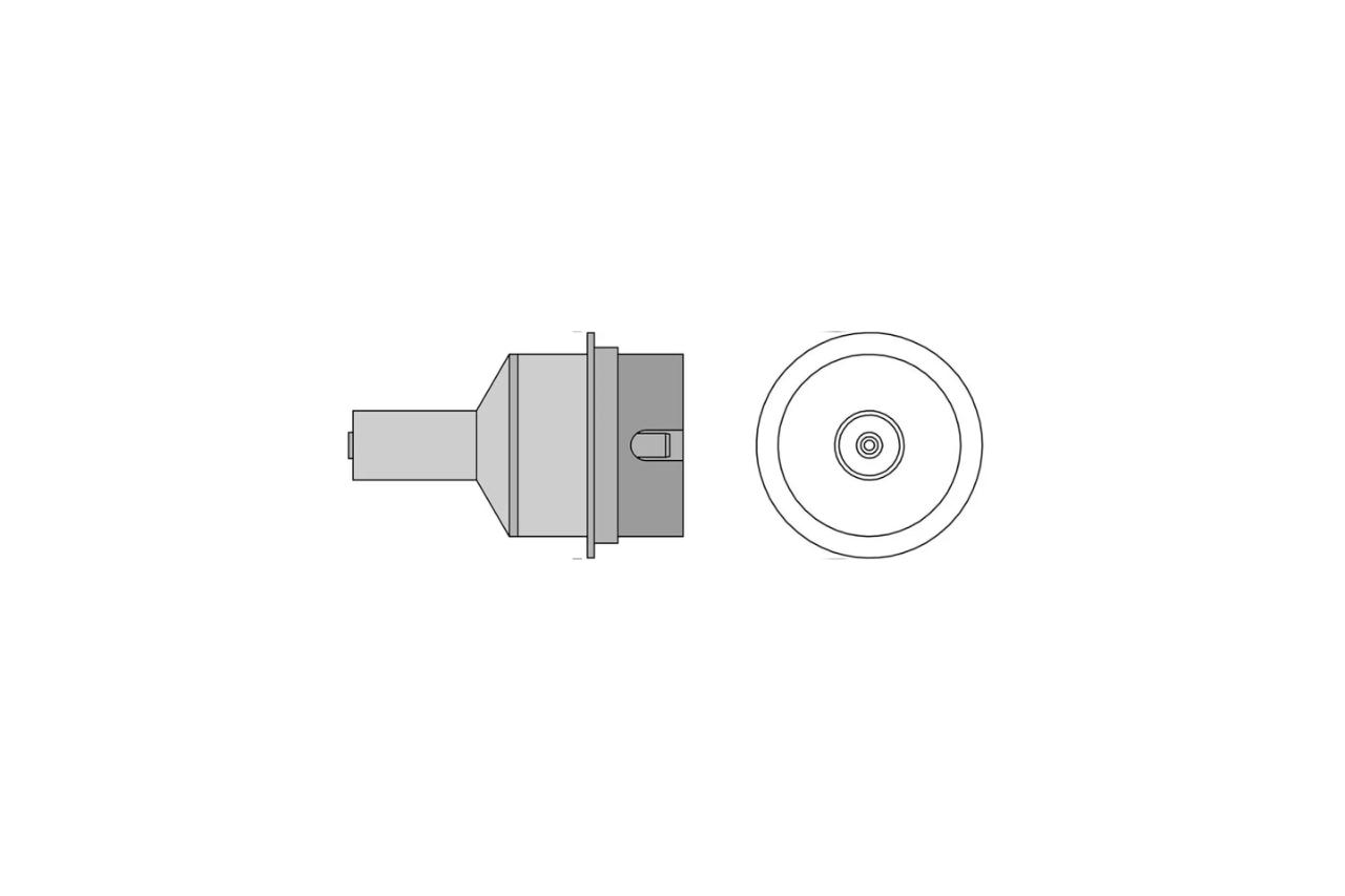 Hot air nozzle with vacuum for small components Ø 7,0 mm