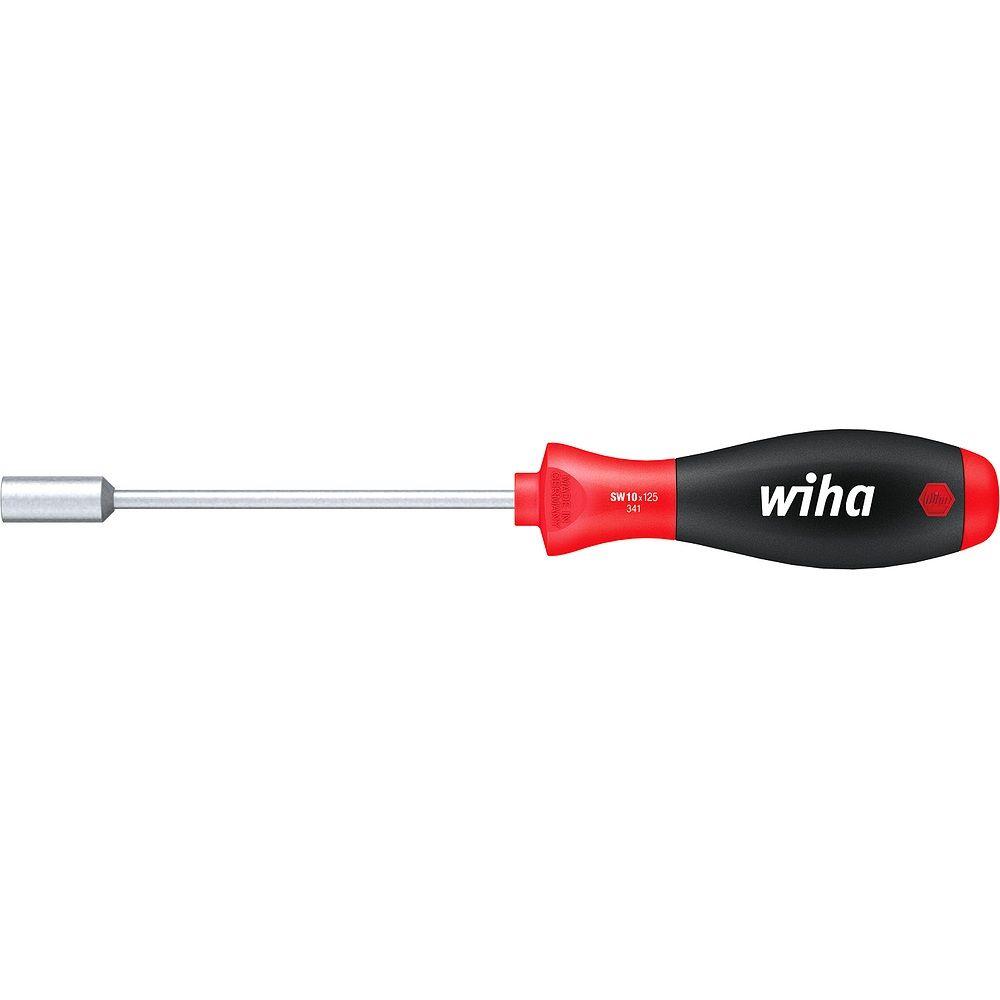 Wiha Screwdriver SoftFinish Hexagon socket wrench with round blade 15.0 mm x 125 mm (01031)