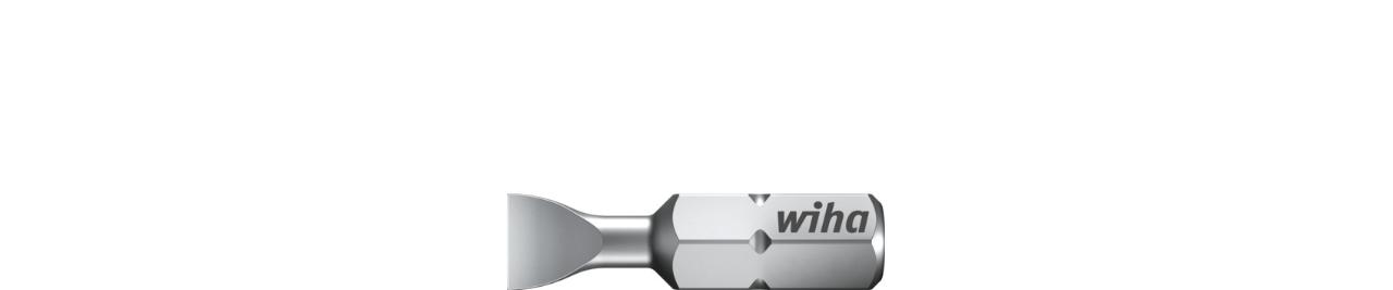 Wiha Bit standard 25 mm Straight notch 1/4 C6,3 8.0 mm